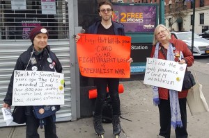 Washington Heights vigil against Iraq War