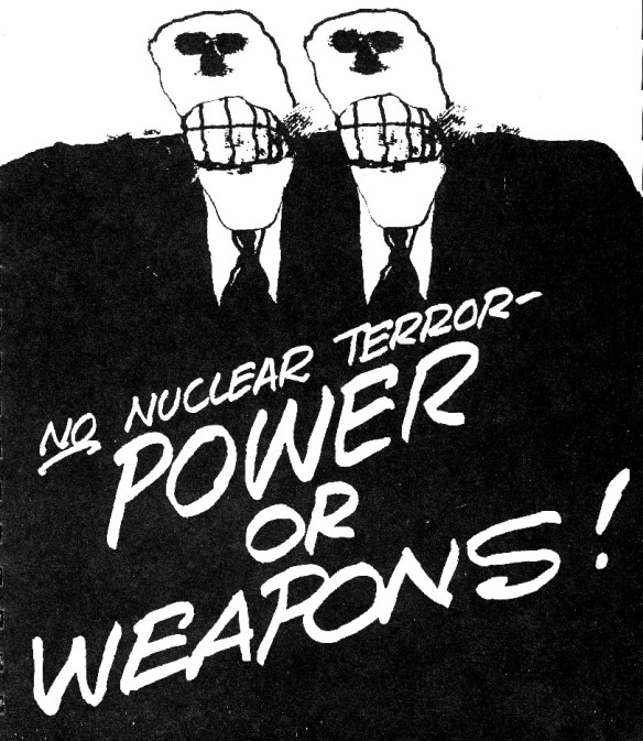 no nuclear terror by Peg Averill